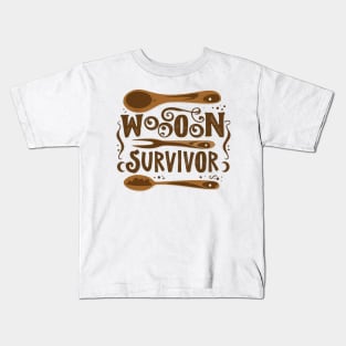 wooden spoon survivor Kids T-Shirt